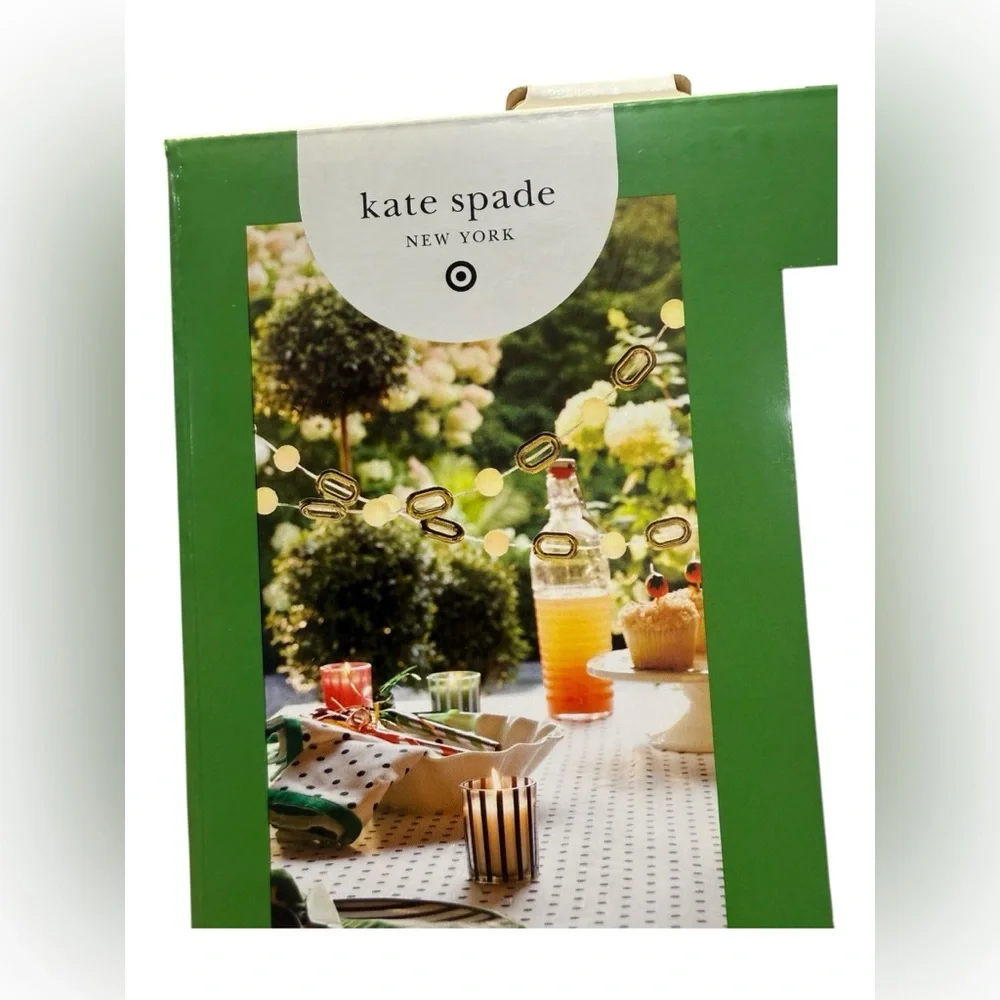 Kate Spade New York String Lights – Indoor/Outdoor – Battery Operated – New
